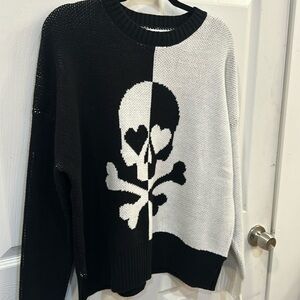 Beach Riot Skull Sweater
